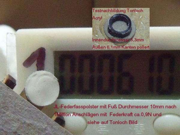 Federfasspolster mit Fuß